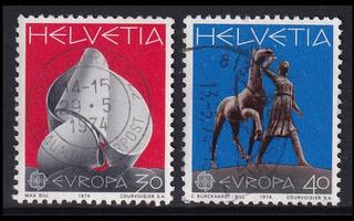 Sveitsi 1029-30 o Europa veistoksia (1974)