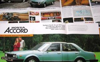 1981 Honda Accord esite -  KUIN UUSI