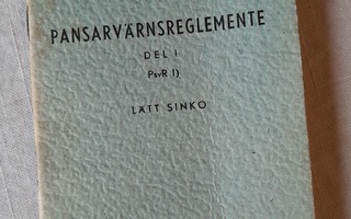 pansarvärnsreglemente lätt sinko