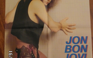 Jon Bon Jovi – MegaStar lehden juliste vuodelta 1986