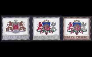 Latvia 935-7 ** Käyttösarja vaakuna -15 (2015)