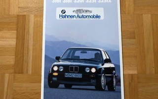 Esite BMW E30 3-sarja 1988: 316i - 318i - 320i - 325i - 325i