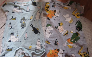 Moomin vauvan kesäpyjamat 74 80