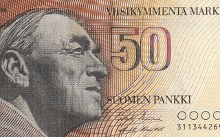 Suomi  50 markkaa  1986  3113442691  kl. 8