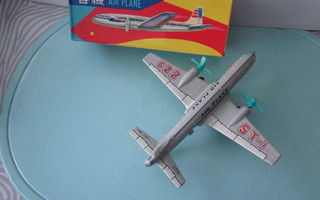 Vintage Tin Toy Airplane (China) MF 107