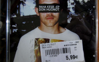 DON HUONOT: Paha kesä - CD EP