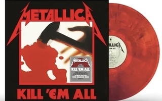 Metallica : Kill ’em all - LP, LTD Red - värivinyyli (uusi)