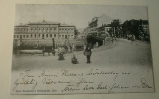 Turku, Auransilta ja höyrylaivasatama, mv pk,  p. 1902
