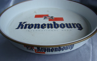 Kronenbourg peltitarjotin, retro
