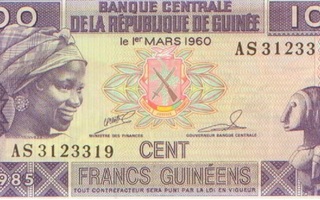 Guinea 100 fr 1985