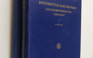 E. Kamke : Differentialgleichungen Lösungsmethoden und Lö...