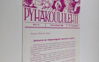 T. J. Vauramo : Pyhäkoululehti 12/1960