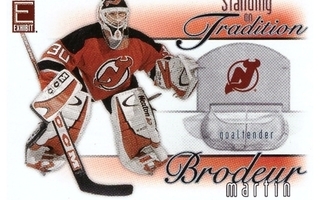 MARTIN BRODEUR Devils 03-04 Pacific Exhibit Stand.on Trad #8