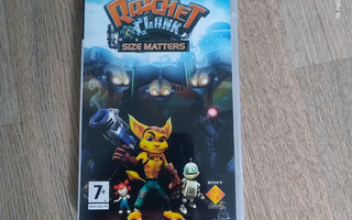 Ratchet & Clank - Size Matters (PSP, Black label, CIB)