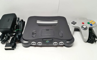 N64 konsoli + ohjain [1]