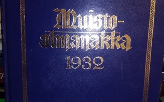 Muisto-Almanakka 1932 (lienee vuodelta 1980 näk.painos)