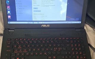 Asus rog gl552v, i5-6300, 4Gb, 500GB, win10,saanut kosteutta