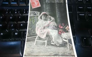 Kaunis Tyttö ja Nukke v.1908 PK92