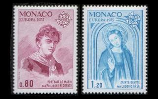 Monaco 1167-8 ** Europa (1975)