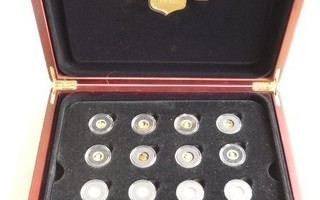maailman pienet kultarahat kokoelma 16 kolikkoa EI PK
