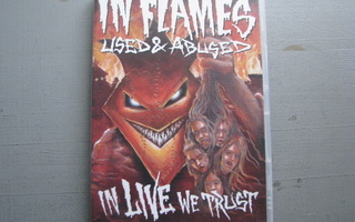IN FLAMES - Used And Abused... In Live We Trust (Tupla-dvd )
