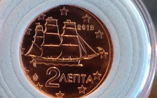 Kreikka 2019 2 euro cent BU