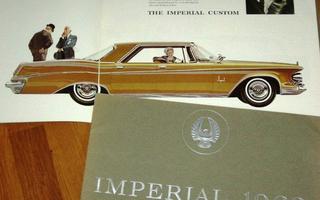 1963 Imperial PRESTIGE esite - KUIN UUSI - ISO - 24 sivua