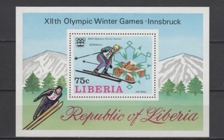 (S0630) LIBERIA, 1976 (Winter Olympic Games, Innsbruck). SS