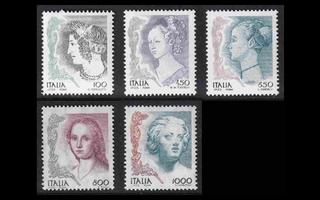 Italia 2614-8 ** Käyttösarja nainen taiteessa (1999)