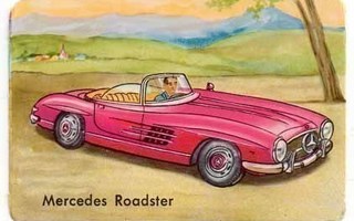 PZB 1343 / AUTONELKKU: Mercedes Roadster.