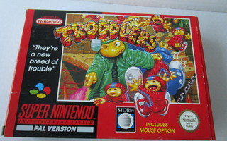 Troddlers -peli (SNES PAL), CiB