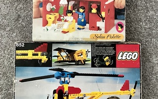 MUUTTOMYYNTI Vanhat Lego-setit 230 ja 852 + katalogi 1978