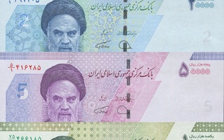 Iran 10000 20000 50000 100000 Rials 2021-2022 UNC 4kpl sarja