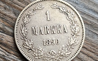 1 markka 1890!