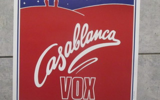 CASABLANCA VOX - vanha orig keikkajuliste