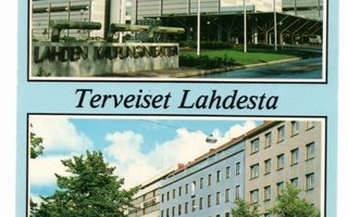 Lahti: teatteri ym ( erikoisleima Business 4.8.1985)