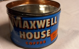 kahvipurkki peltiä maxwell house