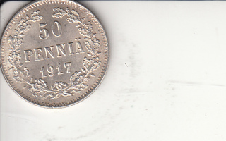 50 penniä 1917  2  väliaikainen hallitus kl 8