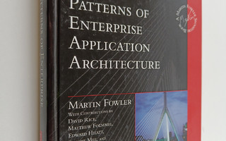 Martin Fowler : Patterns of enterprise application archit...
