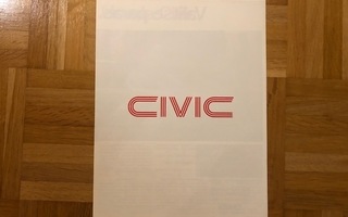 Esite Honda Civic 1986, 3-ov, 4-ov, CRX