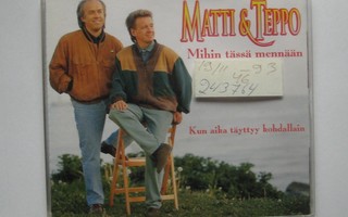 Matti ja Teppo: Mihin tässä mennään, Cd-levy