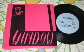 7" THE GUN SMOKE Window Out Of Tune (omakustanne 1985)