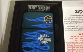 Zippo Harley-Davidson Ghost Flames Uusi ja Aito