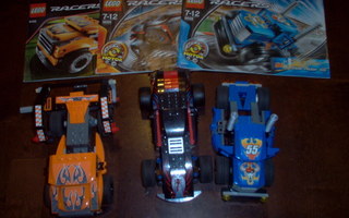 Lego Racers 8162 + 8668 + 8669