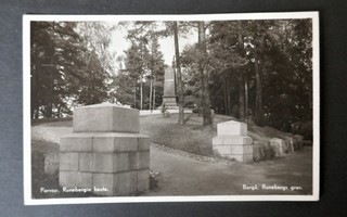 PORVOO Runebergin hauta 1941
