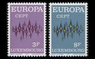 Luxemburg 846-7 ** Europa (1972)