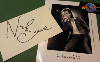 NICK CAVE NIMMARI + B/W PROMOKUVA