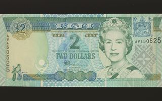 Fiji 2 Dollars 2002, P104a, UNC