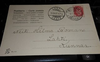 Willähti - Lahti M-01 postikortti 1907 PK700/1