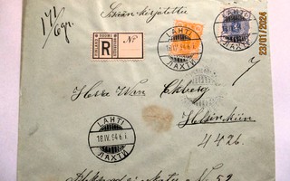 1894 Lahti musta kirjauslipuke kuorella